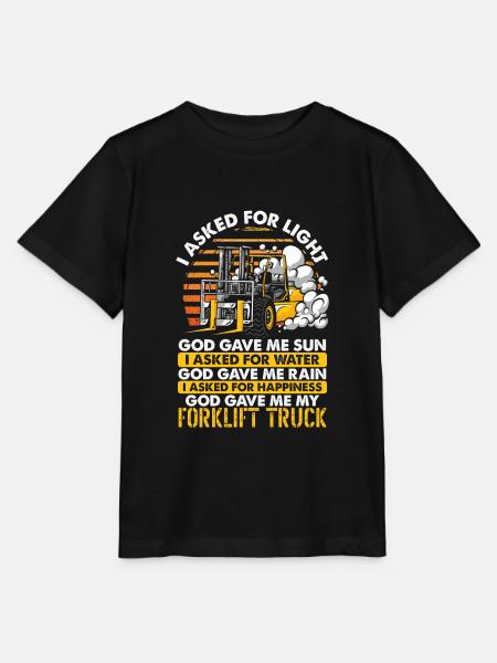 Gabelstapler Geschenk - Stanley/Stella Kinder T-Shirt MINI CREATOR - Schwarz
