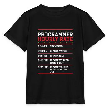 Programmierer Coder Code Computer - Stanley/Stella Kinder T-Shirt MINI CREATOR  - Schwarz - Vorne - Mikhail (115cm)