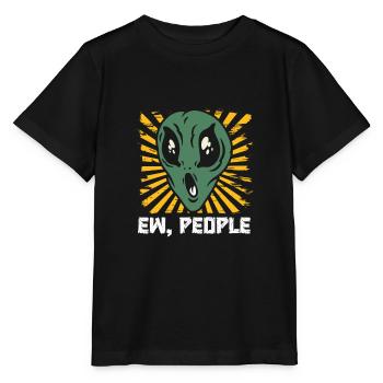 Alien Science-Fiction - Stanley/Stella Kinder T-Shirt MINI CREATOR  - Schwarz - Vorne - Mikhail (115cm)