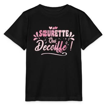 Beste Schwester, die Haarschnitte Geschenkidee Schwester - Stanley/Stella Kinder T-Shirt MINI CREATOR  - Schwarz - Vorne - Mikhail (115cm)