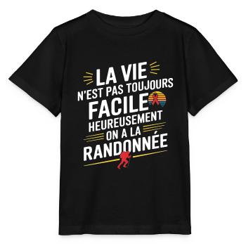 Zum Glück wandern wir ihn - Stanley/Stella Kinder T-Shirt MINI CREATOR  - Schwarz - Vorne - Mikhail (115cm)