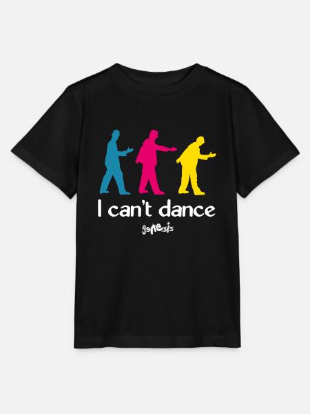 Genesis I Can't Dance Single Logo - Stanley/Stella MINI CREATOR Kids’ T-Shirt - black