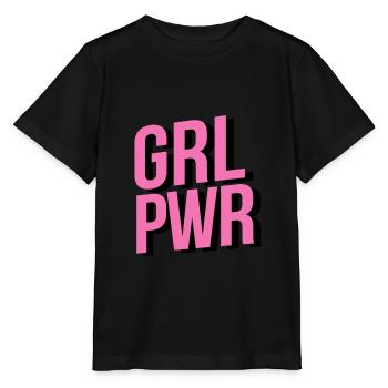 Girl Power Grl Power Shirt - Stanley/Stella MINI CREATOR Kids’ T-Shirt - black - Front - Mikhail (115cm)