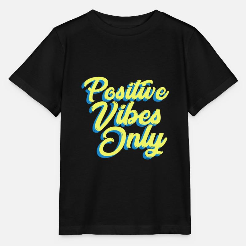 Vibrations positives uniquement - T-shirt bio MINI CREATOR Stanley/Stella Enfant - noir