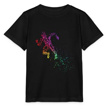 Athletics start sprint sprinter - Stanley/Stella MINI CREATOR Kids’ T-Shirt - black - Front - Mikhail (115cm)