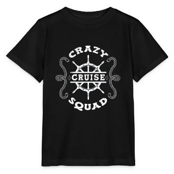 Croisière Amis Bateau de croisière - T-shirt bio MINI CREATOR Stanley/Stella Enfant - noir - Devant - Mikhail (115cm)