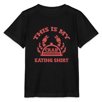 Crabes Nourriture Crabe Pêche au crabe - T-shirt bio MINI CREATOR Stanley/Stella Enfant - noir - Devant - Mikhail (115cm)