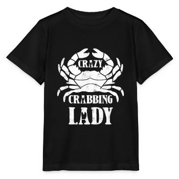 Pêche au crabe Crabe Pêcheurs de crabe - T-shirt bio MINI CREATOR Stanley/Stella Enfant - noir - Devant - Mikhail (115cm)