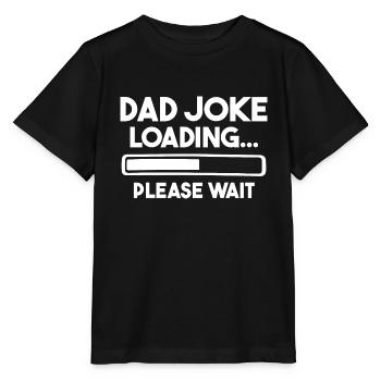 Papa Witz Laden Bitte warten - Stanley/Stella Kinder T-Shirt MINI CREATOR  - Schwarz - Vorne - Mikhail (115cm)