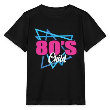 80's child - Stanley/Stella MINI CREATOR Kids’ T-Shirt - black - Front - Mikhail (115cm)
