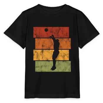 Basket basket basketteur basketteur - T-shirt bio MINI CREATOR Stanley/Stella Enfant - noir - Devant - Mikhail (115cm)