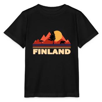 Finland - Stanley/Stella MINI CREATOR Kids’ T-Shirt - black - Front - Mikhail (115cm)