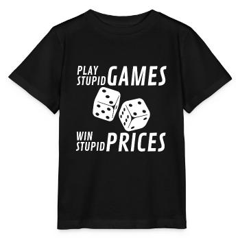 Jouez à des jeux stupides - T-shirt bio MINI CREATOR Stanley/Stella Enfant - noir - Devant - Mikhail (115cm)