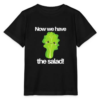 maintenant nous avons la salade - T-shirt bio MINI CREATOR Stanley/Stella Enfant - noir - Devant - Mikhail (115cm)