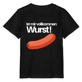 ist mir wurst - Stanley/Stella Kinder T-Shirt MINI CREATOR  - Schwarz - Vorne - Mikhail (115cm)