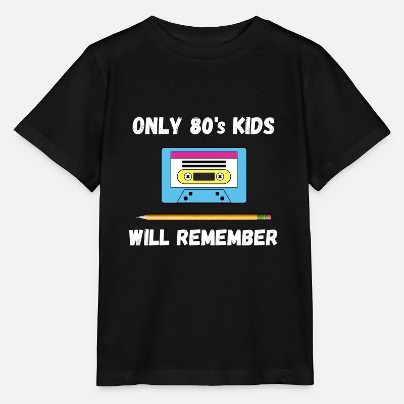 Cassette stylo - T-shirt bio MINI CREATOR Stanley/Stella Enfant - noir