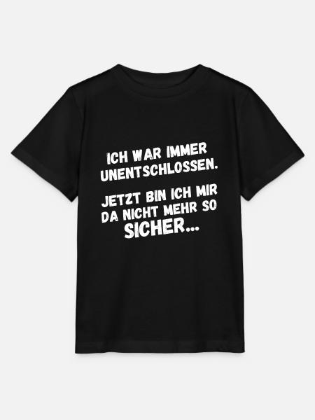 Unentschlossen - Stanley/Stella Kinder T-Shirt MINI CREATOR - Schwarz