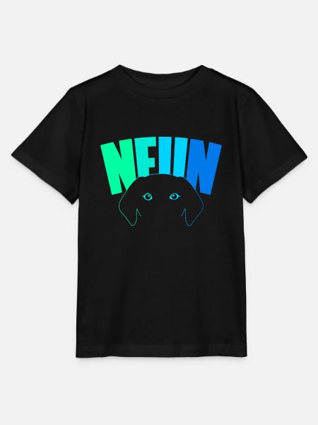 9. Geburtstag Jungen 9 Jahre alt Hündchen Hund - Stanley/Stella Kinder T-Shirt MINI CREATOR  - Schwarz
