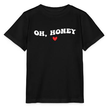 Oh, Honey - Stanley/Stella MINI CREATOR Kids’ T-Shirt - black - Front - Mikhail (115cm)