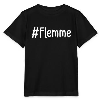 Flemme, Ausdruck, Wort, Phrase, Emotion, Text - Stanley/Stella Kinder T-Shirt MINI CREATOR  - Schwarz - Vorne - Mikhail (115cm)