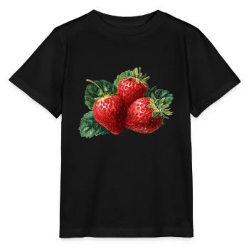 Fraise - T-shirt bio MINI CREATOR Stanley/Stella Enfant - noir - Devant - Mikhail (115cm)