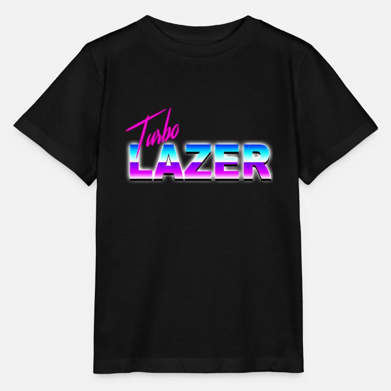 Turbo Lazer - Stanley/Stella Kinder T-Shirt MINI CREATOR  - Schwarz