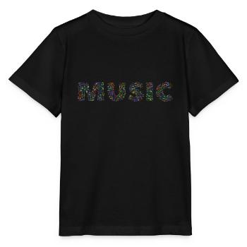 Music - Stanley/Stella MINI CREATOR Kids’ T-Shirt - black - Front - Mikhail (115cm)