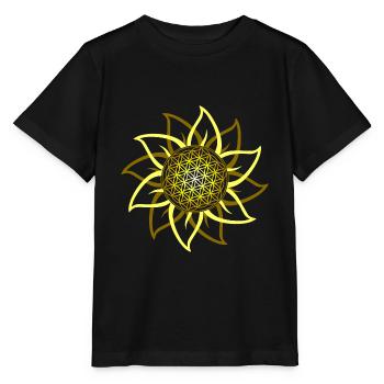 fleur de vie - T-shirt bio MINI CREATOR Stanley/Stella Enfant - noir - Devant - Mikhail (115cm)
