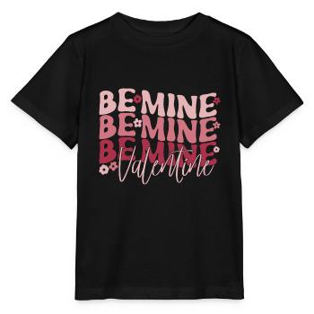 Valentinstag Herz Liebe Geschenkidee T-shirt - Stanley/Stella Kinder T-Shirt MINI CREATOR  - Schwarz - Vorne - Mikhail (115cm)