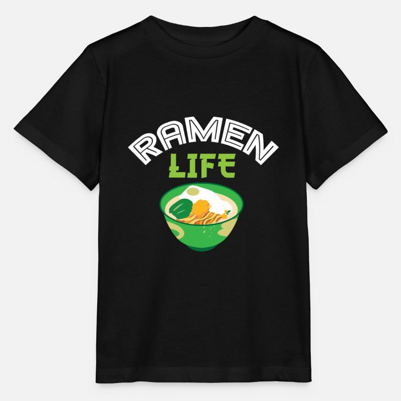 Ramen Life - Stanley/Stella Kinder T-Shirt MINI CREATOR  - Schwarz