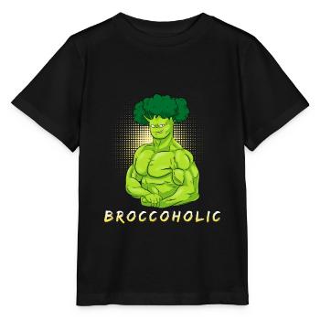 Brocoli végétalien brocoli - T-shirt bio MINI CREATOR Stanley/Stella Enfant - noir - Devant - Mikhail (115cm)