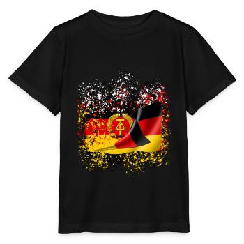 DDR Deutsche Freundschaft Ossi Freunde Nostalgie - Stanley/Stella Kinder T-Shirt MINI CREATOR  - Schwarz - Vorne - Mikhail (115cm)