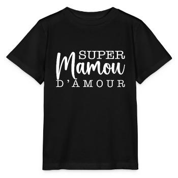 Super Mamou D'amour - T-shirt bio MINI CREATOR Stanley/Stella Enfant - noir - Devant - Mikhail (115cm)