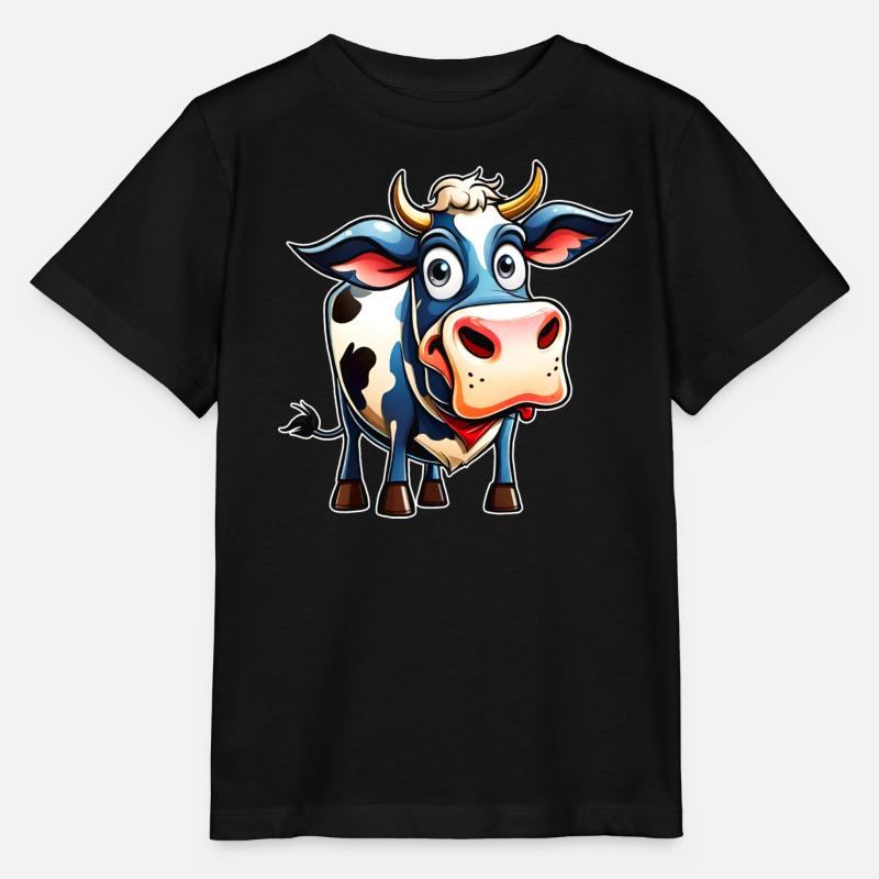 DrĂ´le de vache - T-shirt bio MINI CREATOR Stanley/Stella Enfant - noir