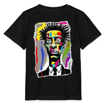 Lebendiges Stadtporträt - Stanley/Stella Kinder T-Shirt MINI CREATOR  - Schwarz - Vorne - Mikhail (115cm)