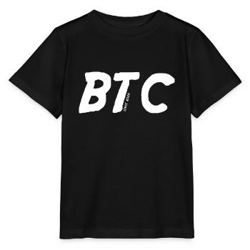 Bitcoin BTC - Stanley/Stella Kinder T-Shirt MINI CREATOR  - Schwarz - Vorne - Mikhail (115cm)