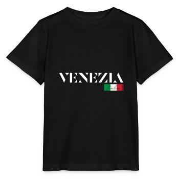 VENICE VENEZIA ITALIA ITALY HOLIDAY (f) - Stanley/Stella MINI CREATOR Kids’ T-Shirt - black - Front - Mikhail (115cm)