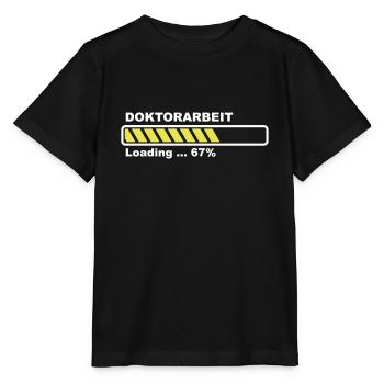 PhD thesis - Stanley/Stella MINI CREATOR Kids’ T-Shirt - black - Front - Mikhail (115cm)