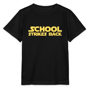 Back To School Strikes Back - Stanley/Stella MINI CREATOR Kids’ T-Shirt - black - Front - Mikhail (115cm)