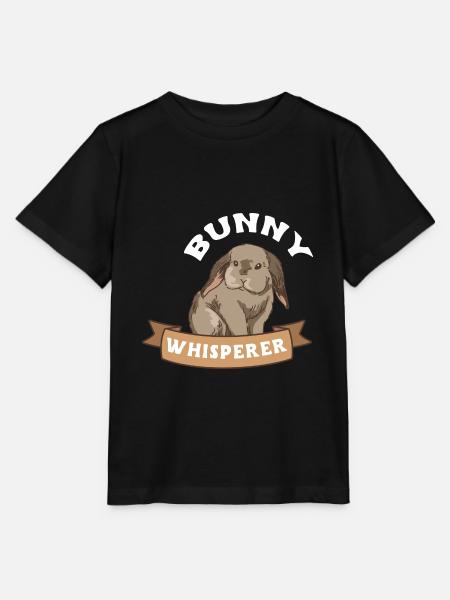 Rabbit Rabbit - Stanley/Stella MINI CREATOR Kids’ T-Shirt - black