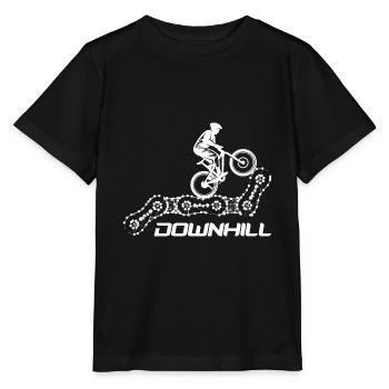 Downhill - T-shirt bio MINI CREATOR Stanley/Stella Enfant - noir - Devant - Mikhail (115cm)