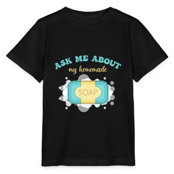 Seife Herstellen Handgemachte Seife - Stanley/Stella Kinder T-Shirt MINI CREATOR  - Schwarz - Vorne - Mikhail (115cm)