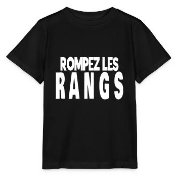 rompez les rangs - T-shirt bio MINI CREATOR Stanley/Stella Enfant - noir - Devant - Mikhail (115cm)