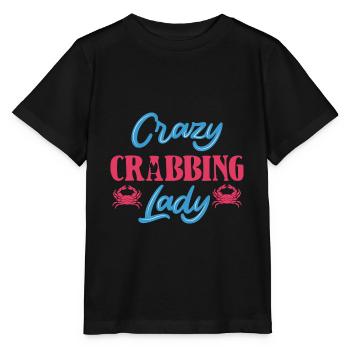 Pêche au crabe Crabe Pêcheurs de crabe - T-shirt bio MINI CREATOR Stanley/Stella Enfant - noir - Devant - Mikhail (115cm)