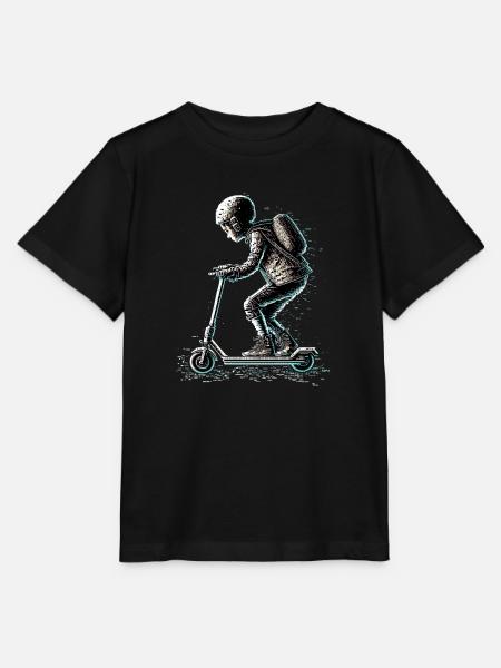 Stuntscooter im ASCII Style - Stanley/Stella Kinder T-Shirt MINI CREATOR - Schwarz