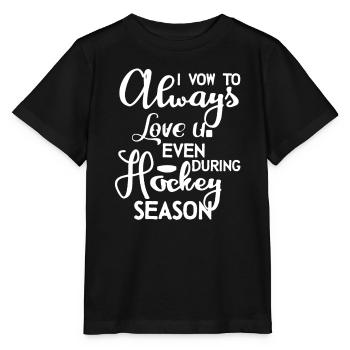 Hockey Season - Stanley/Stella MINI CREATOR Kids’ T-Shirt - black - Front - Mikhail (115cm)