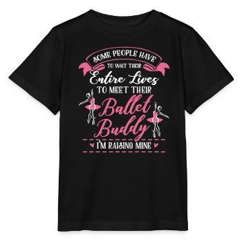 Ballet Buddy - Stanley/Stella MINI CREATOR Kids’ T-Shirt - black - Front - Mikhail (115cm)