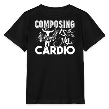 Composer Composing Is My Cardio - Stanley/Stella MINI CREATOR Kids’ T-Shirt - black - Front - Mikhail (115cm)