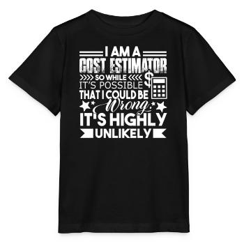 Cost Estimator I Am A Cost Estimator - Stanley/Stella MINI CREATOR Kids’ T-Shirt - black - Front - Mikhail (115cm)