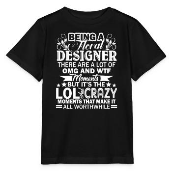 Floral Designer Being A Floral Designer - Stanley/Stella MINI CREATOR Kids’ T-Shirt - black - Front - Mikhail (115cm)